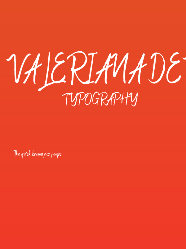 Valeriana Demo Poster