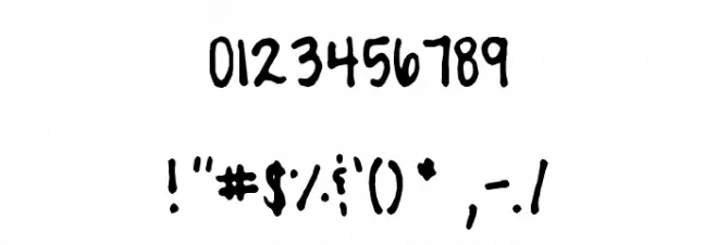 Valerie Hand Font OTHER CHARS