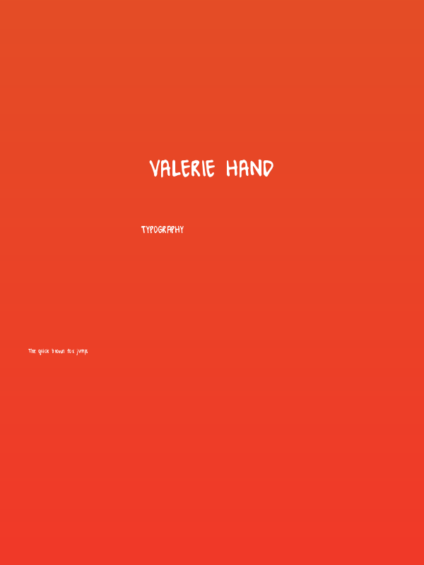 Valerie Hand Poster