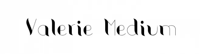 Valerie Medium  Frei Schriftart Herunterladen