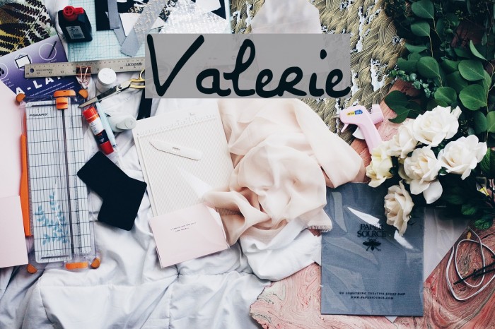Valerie Font examples