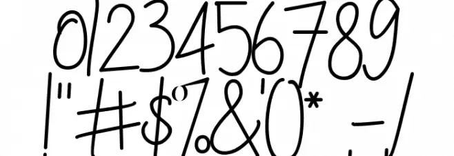 Valerine Font OTHER CHARS