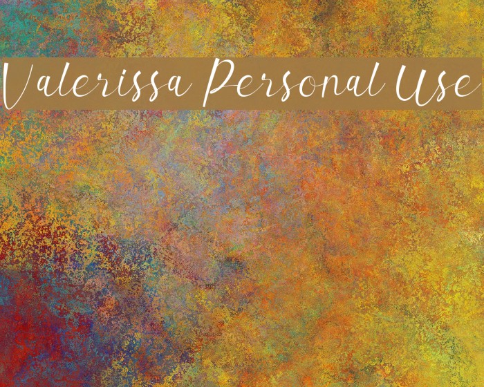 Valerissa Personal Use Example 2