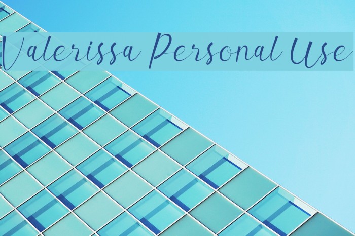 Valerissa Personal Use Example 3