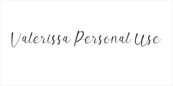 Valerissa Personal Use Logo