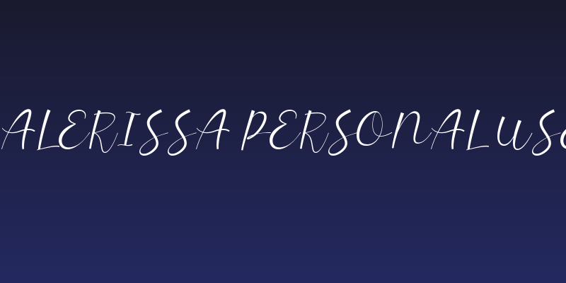 Valerissa Personal Use Social Header