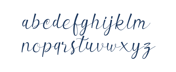 Valerissa Personal Use Lowercase