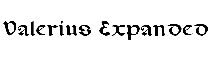 Valerius Expanded  baixar fontes gratis