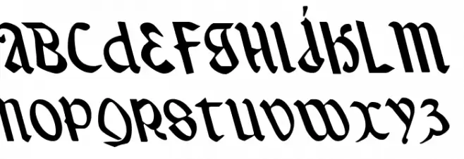 Valerius Leftalic Schriftart Groß