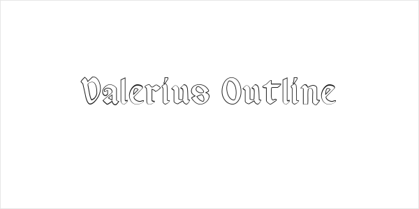 Valerius Outline Logo