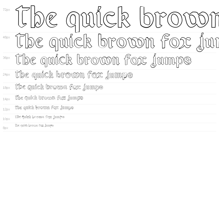 Valerius Outline Waterfall