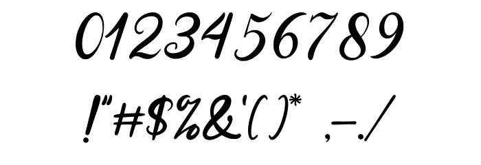 Valestine Font OTHER CHARS