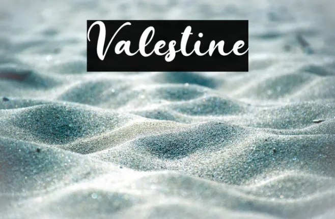 Valestine Example 2