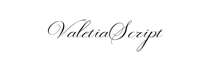 ValetiaScript  font caratteri gratis