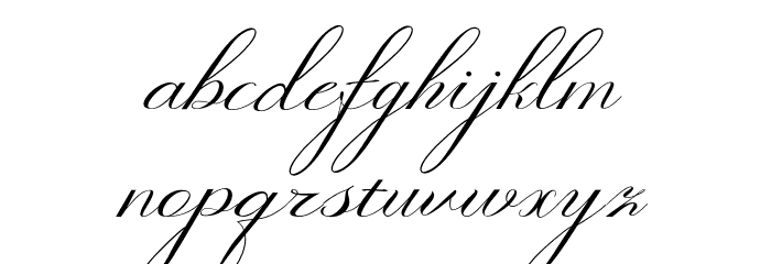 ValetiaScript Font LOWERCASE