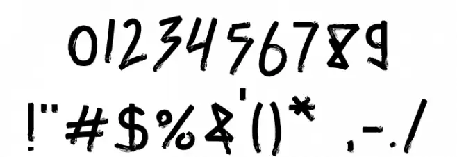 ValettaMan Font OTHER CHARS