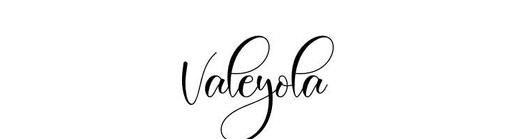 Valeyola  Free Fonts Download