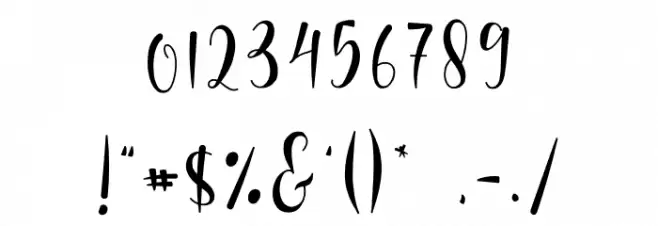 Valeyola Font OTHER CHARS