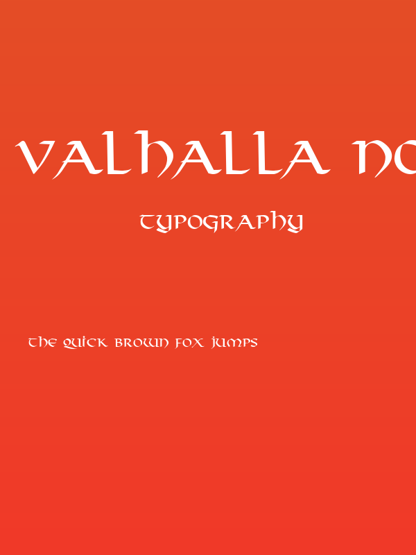 Valhalla Normal Poster