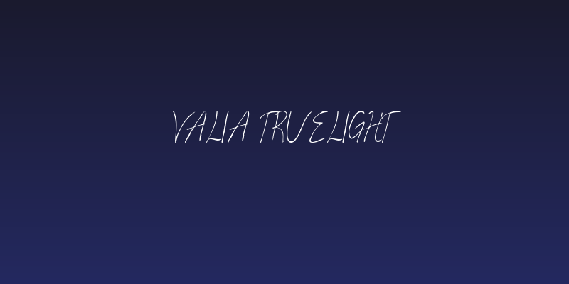 Valia Truelight Social Header