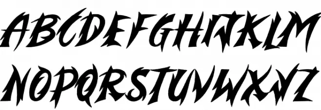 Valiant Mercy Polices MAJUSCULES