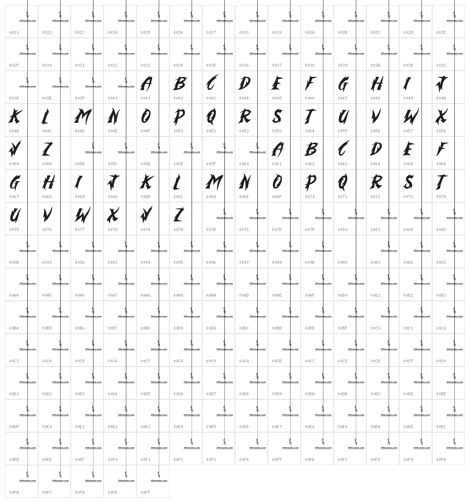 Valiant Mercy Character Map