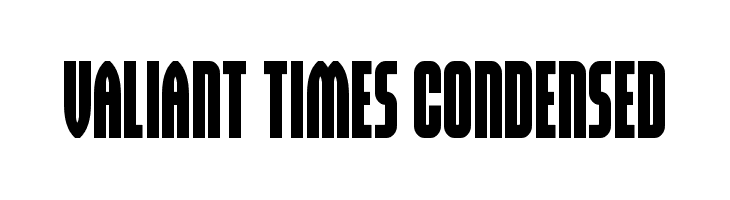 Valiant Times Condensed  免费字体下载