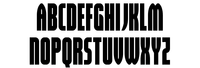 Valiant Times Condensed Font LOWERCASE