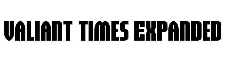 Valiant Times Expanded  les polices de caractères gratuit tlcharger