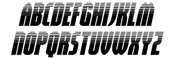 Valiant Times Halftone Italic Schriftart Kleinbuchstaben