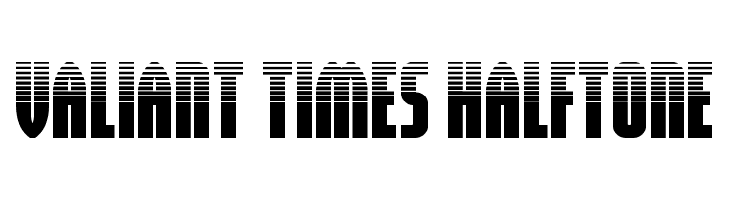 Valiant Times Halftone  免费字体下载