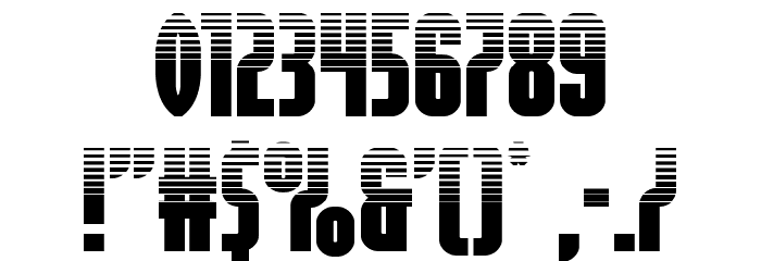 Valiant Times Halftone Font OTHER CHARS