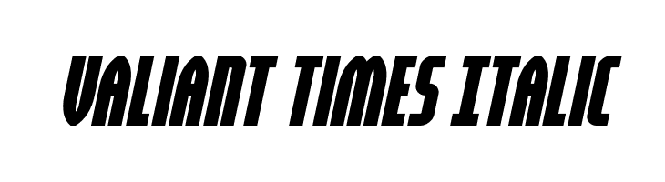 Valiant Times Italic  Free Fonts Download