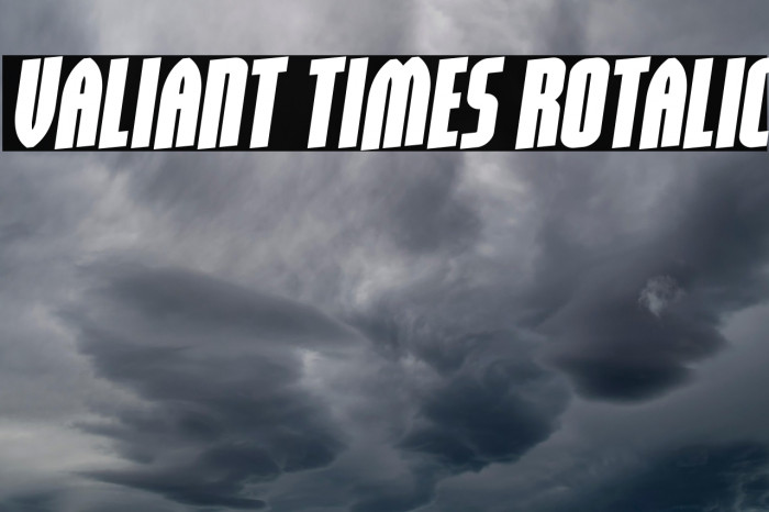 Valiant Times Rotalic Example 3