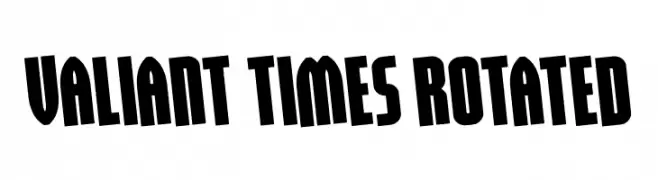 Valiant Times Rotated  تنزيل الخطوط
