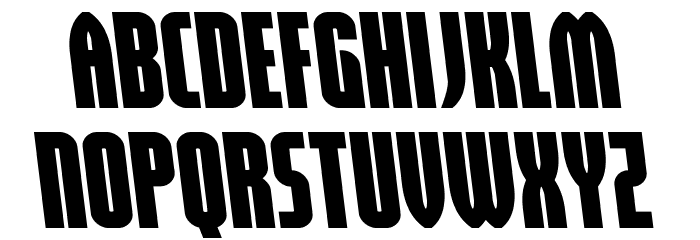 Valiant Times Semi-Leftalic Font LOWERCASE