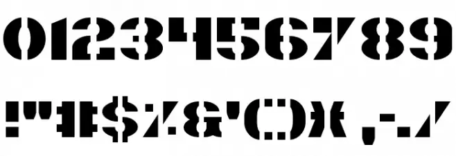 Valiant Font Alte caractere