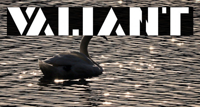 Valiant Font examples