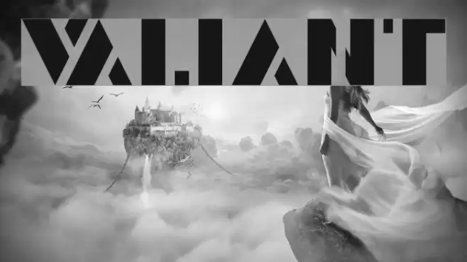 Valiant Font examples