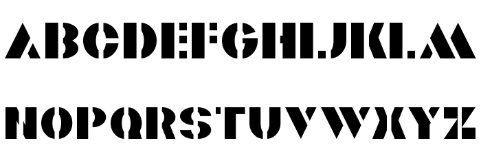Valiant Font LOWERCASE