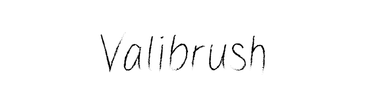Valibrush  フリーフォントのダウンロード