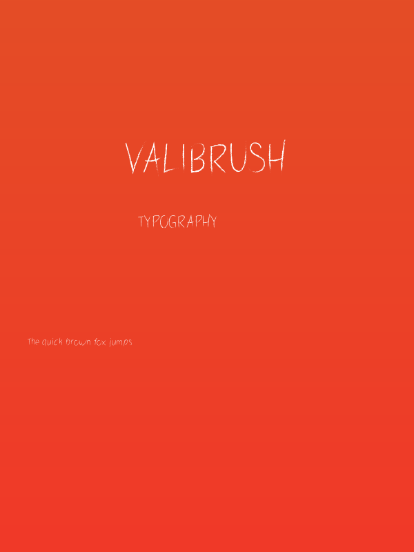 Valibrush Poster