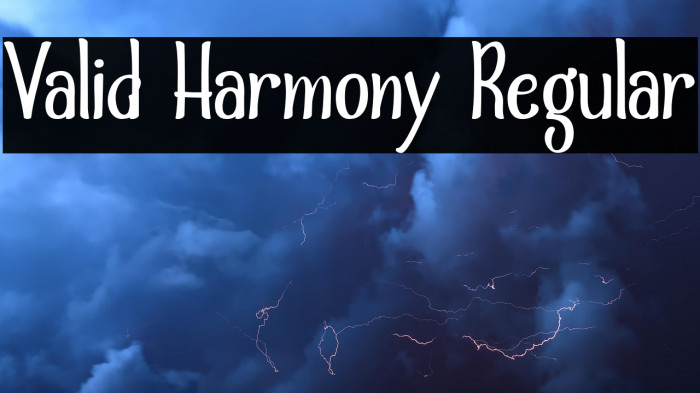 Valid Harmony Regular Example 1