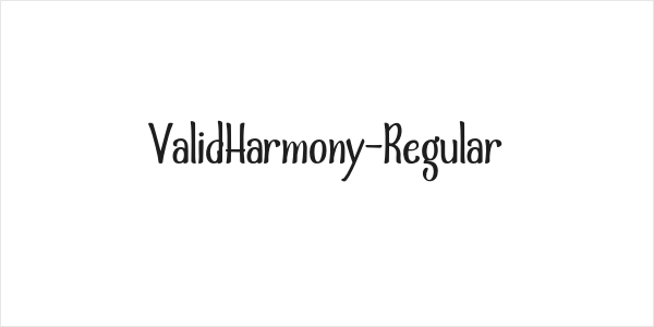 ValidHarmony-Regular Logo