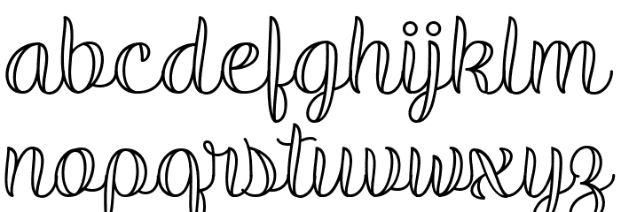 ValidityScriptPERSONALUSE Font LOWERCASE