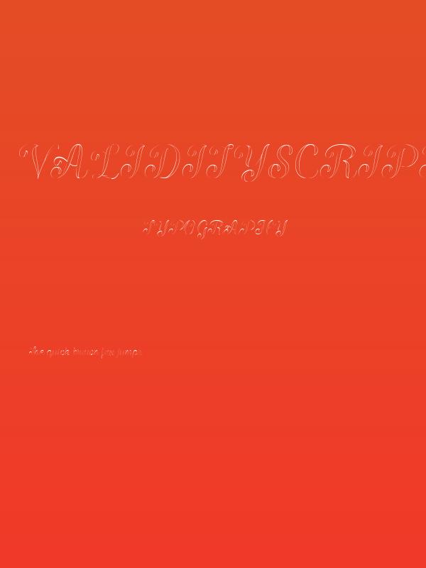 ValidityScriptThinPERSONALUSE-I Poster