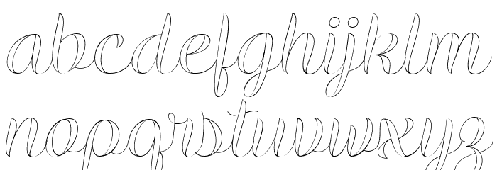 ValidityScriptThinPERSONALUSE-I Font LOWERCASE