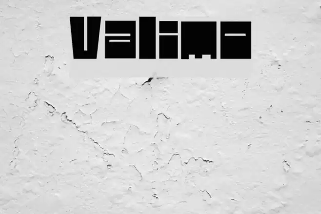 Valimo Font examples