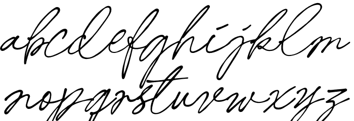 Valintina-Regular Font LOWERCASE