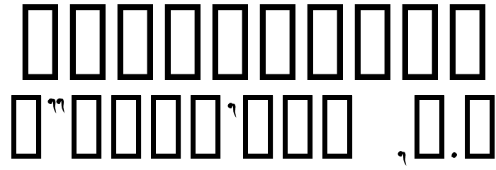 Valium Font OTHER CHARS